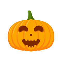 Halloween Pumpkin isolated on white background