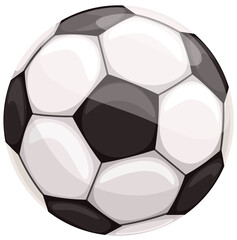 Football or soccer ball isolated sport equipment