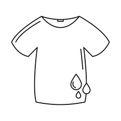 wet clothing symbol