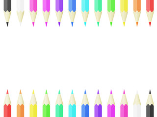 色鉛筆　フレーム