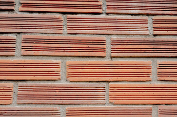 red brick wall