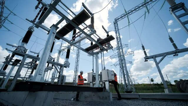 Construction of a transformer substation
