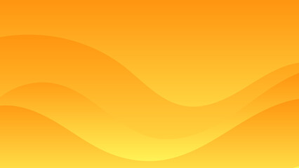Minimal geometric background. Orange elements with fluid gradient. Dynamic shapes composition. Eps10 vector
