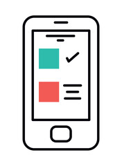 smartphone device icon