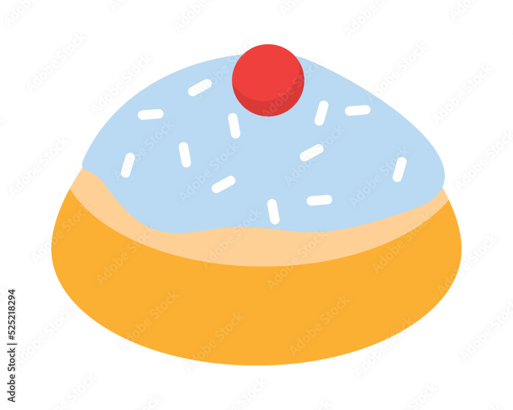 Poster jewish Sufganiyot icon