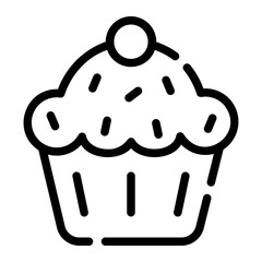 cake line icon