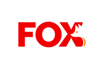Typography of FOX. Very suitable for symbol, logo, company name, brand name, personal name, icon and many more.