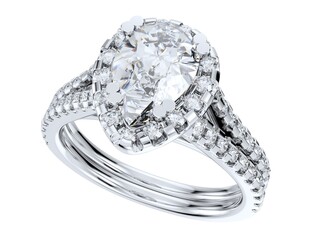Jewelry Ring Design For Marriage, 3D Rendering