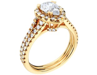 Jewelry Ring Design For Marriage, 3D Rendering