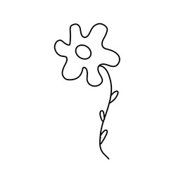 Flower doodle.
