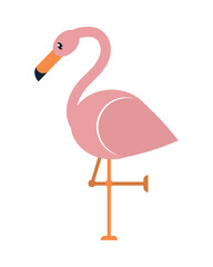 cute flamingo icon