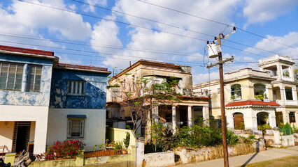 Fototapeta na wymiar houses in Cuba