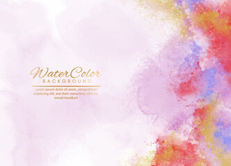 abstract watercolor textured background. Design for your date, postcard, banner, logo.