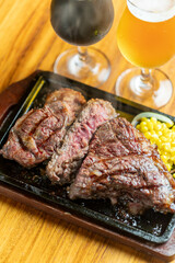 ステーキハウスのステーキ