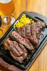 ステーキハウスのステーキ