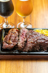 ステーキハウスのステーキ