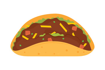 taco flat icon