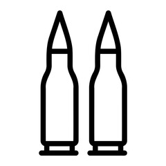 ammunition line icon