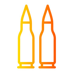 ammunition gradient icon