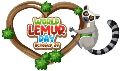 World Lemur Day Poster Design