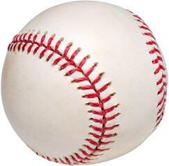 Baseball ball isolated on a white background png file.