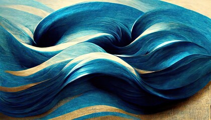 Blue Background - Texture Pattern AI Art - Beautiful Blue Wallpaper