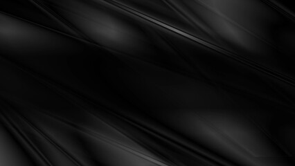 Black smooth stripes abstract minimal background