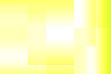 Abstract pattern with squares and triangles. Diagonal overlapping texture background reflecting colorful light. (yellow, white) With copy space.