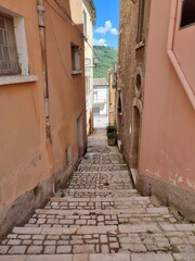 Mirabello Sannitico - Scorcio panoramico dai vicoli del borgo