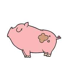 Pig Design Very Cute Animal