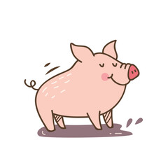 Pig Design Very Cute Animal
