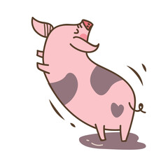 Pig Design Very Cute Animal