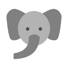 Elephant Face Icon