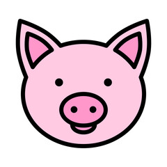 Pig Face Icon