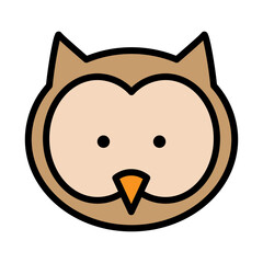 Owl Face Icon