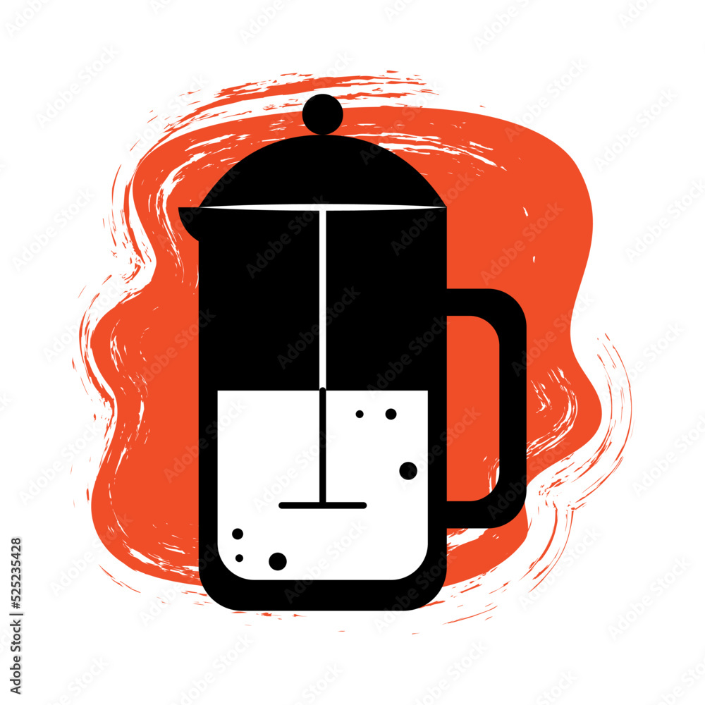 Canvas Prints french press coffee