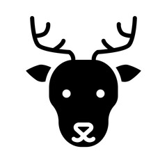 Deer Face Icon