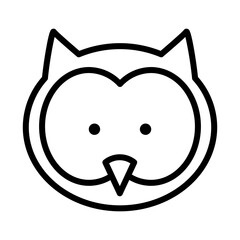 Owl Face Icon