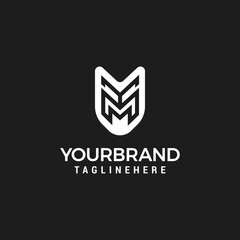Initial Letter MY Logo or YM Logo Vector Template