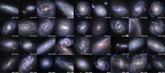 Spiral Galaxies with catalogue number, host of Cepheid Variables and Supernovae. Elements of this...