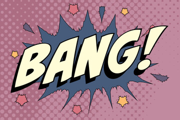 Bang Abstract cartoon frame vector background. pattern bubble