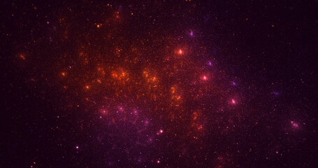 Naklejka premium 3D rendering abstract multicolor fractal light background