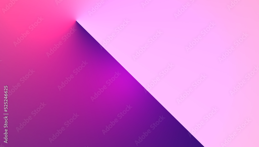 Poster pink background with lines. abstract background of a page. modern color background 3d rendering. abs