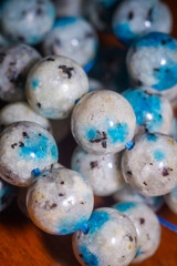 Azurite stone beads