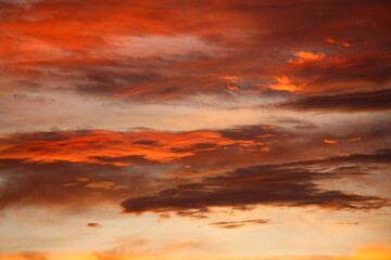 sunset clouds