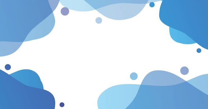 animation transparent background fluid abstract blue gradient color expand