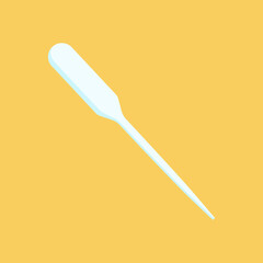image of a pipette on a yellow background