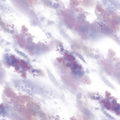 Watercolor pattern with purple paper texture isolated.