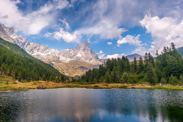 Obraz na płótnie Canvas Cervino, Matterhorn, Valle d'Aosta - Italia