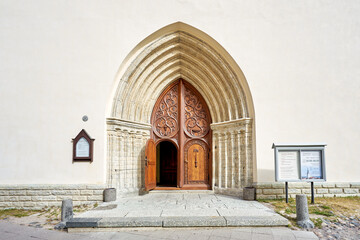 Fototapeta premium Estonia, Tallinn old town, August 2022
